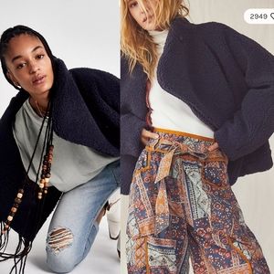 💯%FP Izzy Wrap Teddy Jacket